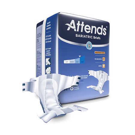 Attends® Bariatric Brief Disposable Heavy Absorbency