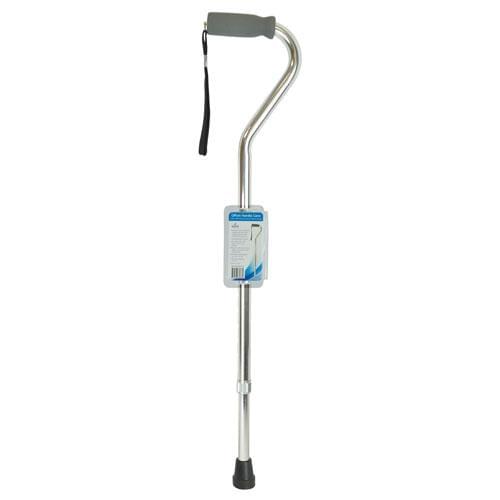 Blue Jay Offset Handle Cane - Soft Foam Grip Walking Stick with Ergonomic Handle | Medical Source.