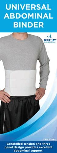 Load image into Gallery viewer, Blue Jay Abdominal Binder, Universal - White | Medical Source.
