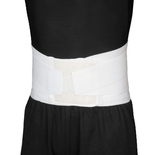 Blue Jay Universal Back Support w/Lumbar Tension Straps - White | Medical Source.
