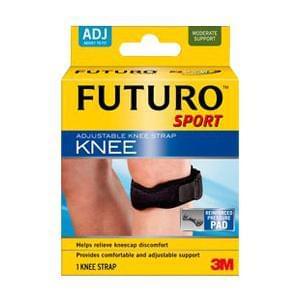 3M Futuro™ Sport Adjustable Knee Strap, Black | Medical Source.
